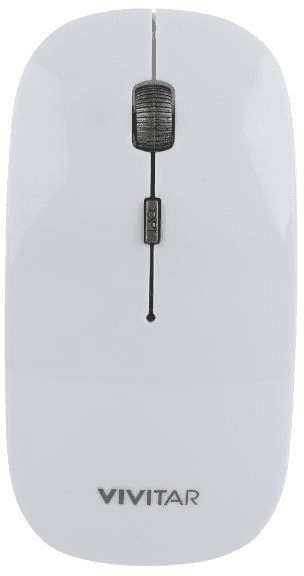 Vivitar Mouse Inalámbrico - Blanco (WFH4000)
