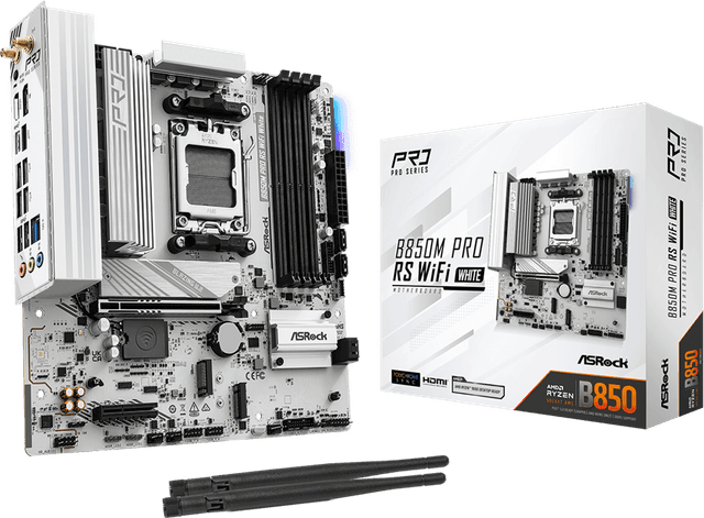 ASRock B850M Pro RS WiFi White