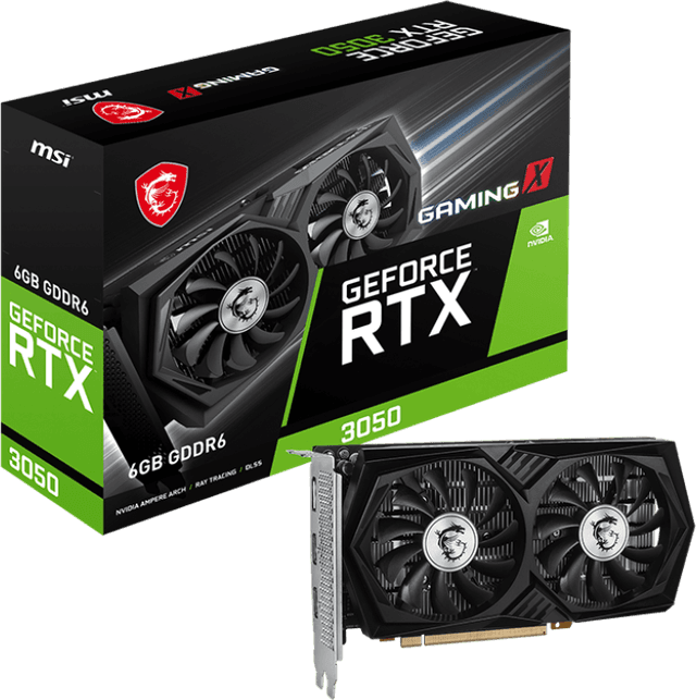 MSI GeForce RTX 3050 GAMING X 6G [RTX 3050 GAMING X 6G]