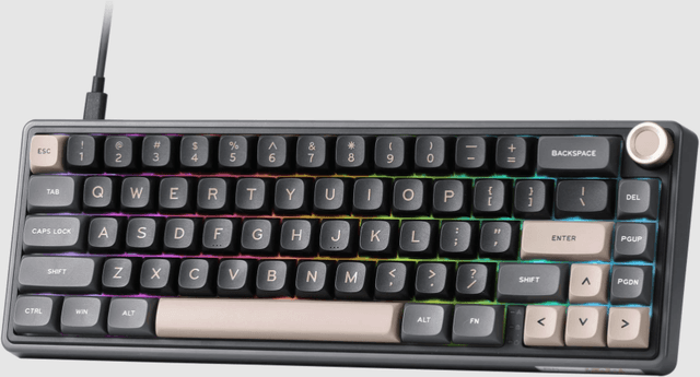 Royal Kludge R65 Wired Black - Phantom / Chartreuse Switch