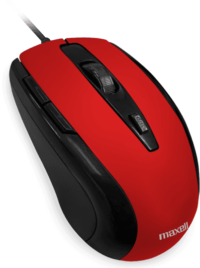 Maxell OpticalMouse MOWR-105 - Red