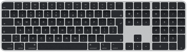 Apple Magic Keyboard Touch ID and Numeric Keypad - Black (MMMR3LA/A)