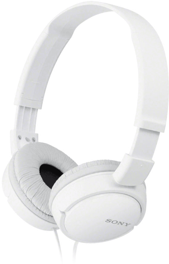 Sony MDR-ZX110AP Headphones - White (MDR-ZX110AP/W)