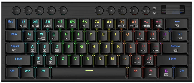 Redragon Horus (Red Switches-Cableado) (K632)