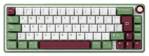 Royal Kludge R65 - Green Sand/Chartreuse switch (RK-R65)