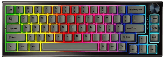 Fantech MAXFIT67 MK858 Black Edition- Brown Switch