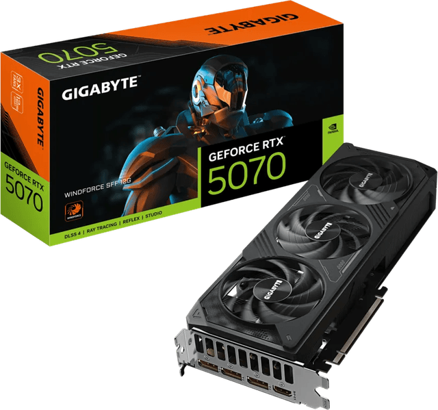 Gigabyte GeForce RTX 5070 WINDFORCE SFF 12G [GV-N5070WF3-12GD]