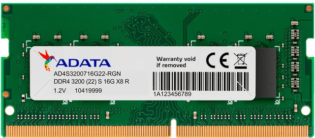 A-DATA AD4S320016G22-SGN (1 x 16GB | SO-DIMM DDR4-3200)