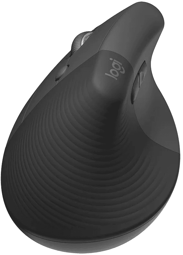 Logitech Lift Left Vertical Ergonomic Mouse - Grafito (910-006467)