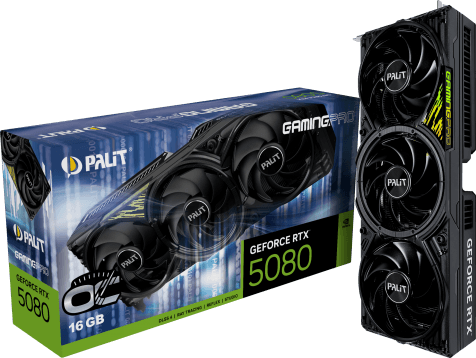 Palit GeForce RTX 5080 GamingPro OC [NE75080S19T2-GB2031A]