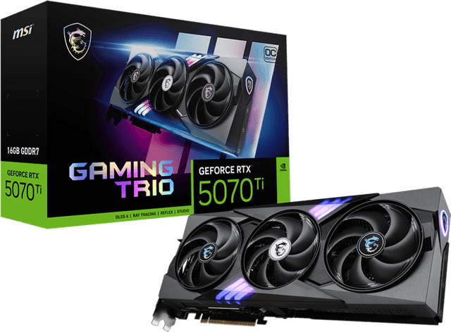 MSI GeForce RTX 5070 Ti 16G GAMING TRIO OC [G507T-16GTC]