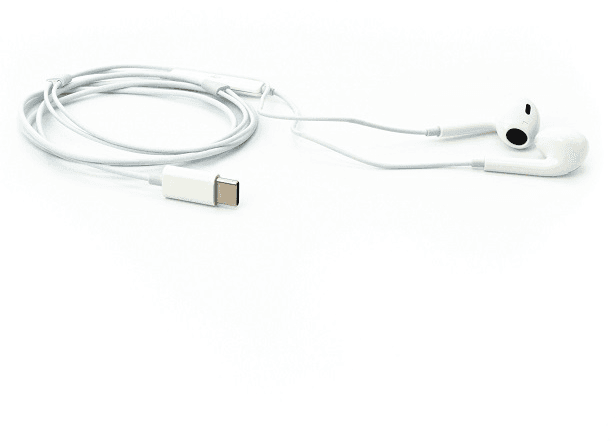 Tecmaster Auriculares Hi-Fi Tipo-C - Blanco (TM-300516)