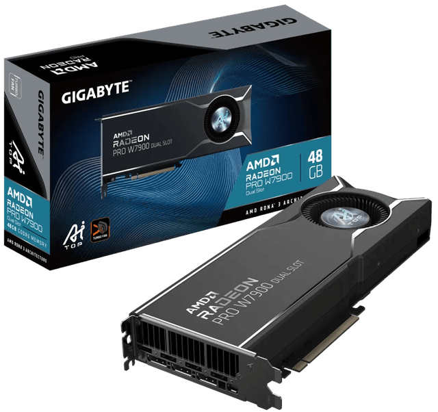 Gigabyte Radeon Pro W7900 Dual Slot AI TOP 48G