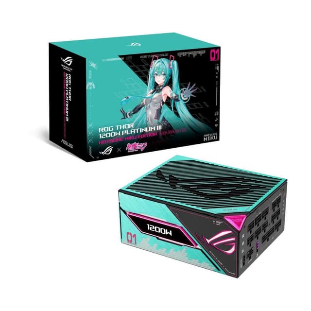 ASUS ROG Thor 1200W Platinum III Hatsune Miku Edition (ROG-THOR-1200P3-MIKU) (1200 W)