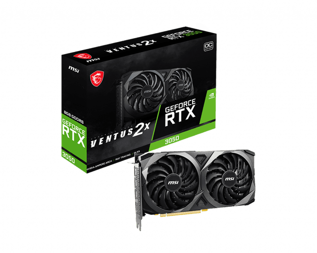 MSI GeForce RTX 3050 Ventus 2X 8G OC