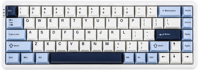 Ajazz AK680 Max - Blue White / Dark Blue (MagneticSwitch)