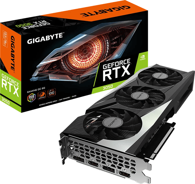 Gigabyte GeForce RTX 3050 GAMING OC 8G [GV-N3050GAMING OC-8GD]