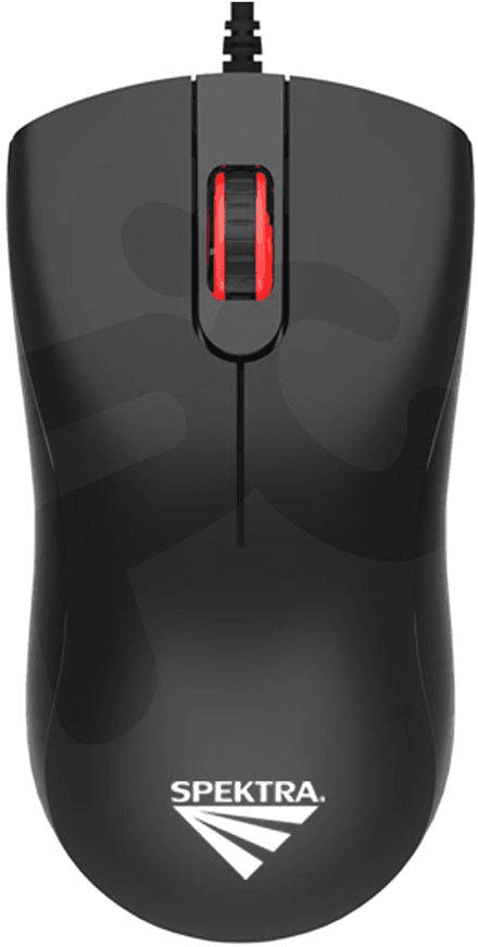 Spektra Mouse Óptico USB Negro (ST-OPM370)