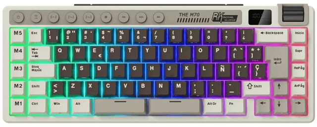 Royal Kludge M70 (Mocha Gray / Beige Switch) (RK-M70)