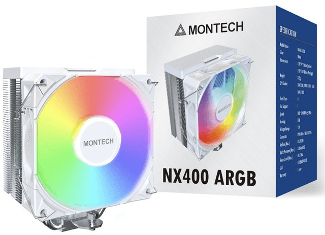 Montech NX400 ARGB - White