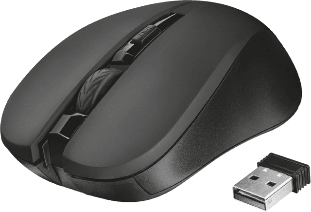 Trust Mydo Silent Click Wireless Mouse - Black (21869)