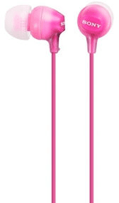Sony MDR-EX15LP In-ear Headphones - Pink (MDREX15LP/P)