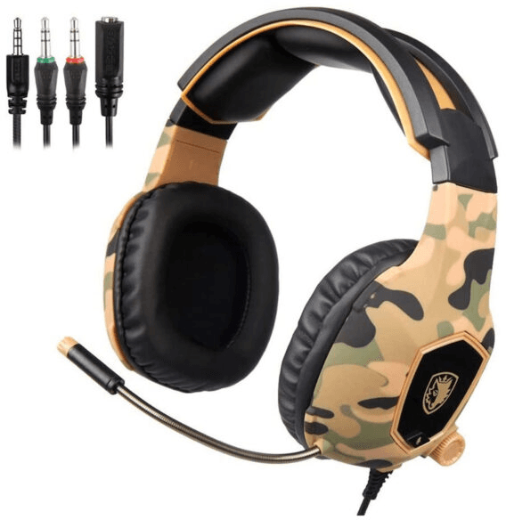 Sades SA-818 Gaming Headset - Camo Café