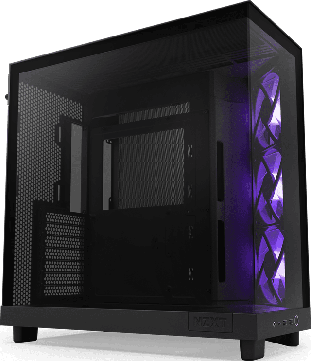 NZXT H6 Flow RGB - Black (CC-H61FB-R1)