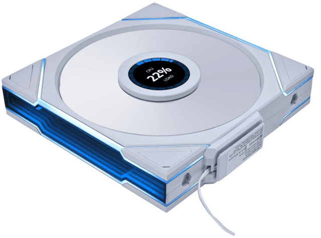 Lian Li UNI FAN TL140 LCD Wireless (Unidad / Blanco) [14TLLCD1W1W]