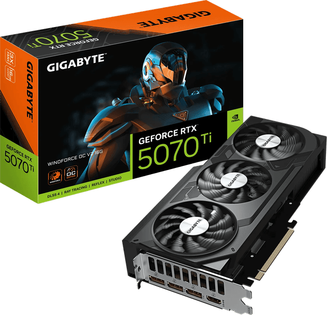 Gigabyte GeForce RTX 5070 Ti WINDFORCE OC V2 16G [GV-N507TWF3OCV2-16GD]