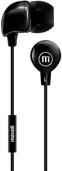 Maxell IN-BAX Earphone w/ Mic - Black