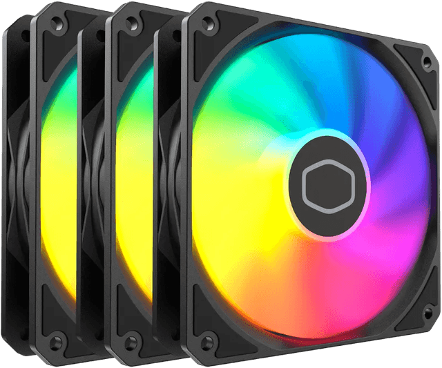 Cooler Master MasterFan MF120 Lite Series 3-Pack - Black [MFW-B2DN-173PA-R1]