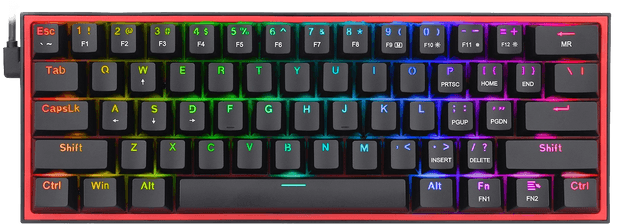 Redragon FIZZ K617-RGB - Black