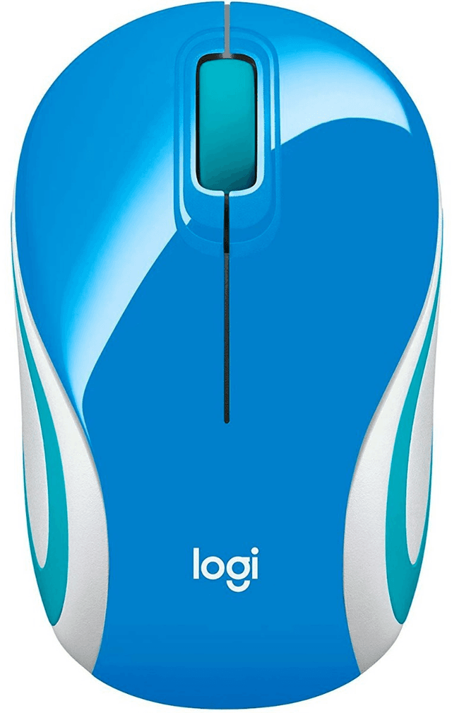 Logitech Wireless Mini Mouse M187 - Reflesh Blue (910-005360)