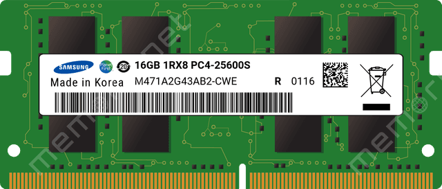 Samsung M471A2G43AB2-CWE (1 x 16GB | SO-DIMM DDR4-3200)
