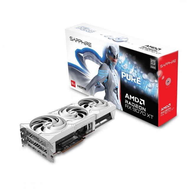 Sapphire PURE AMD Radeon RX 9070 XT [11348-02-20G]