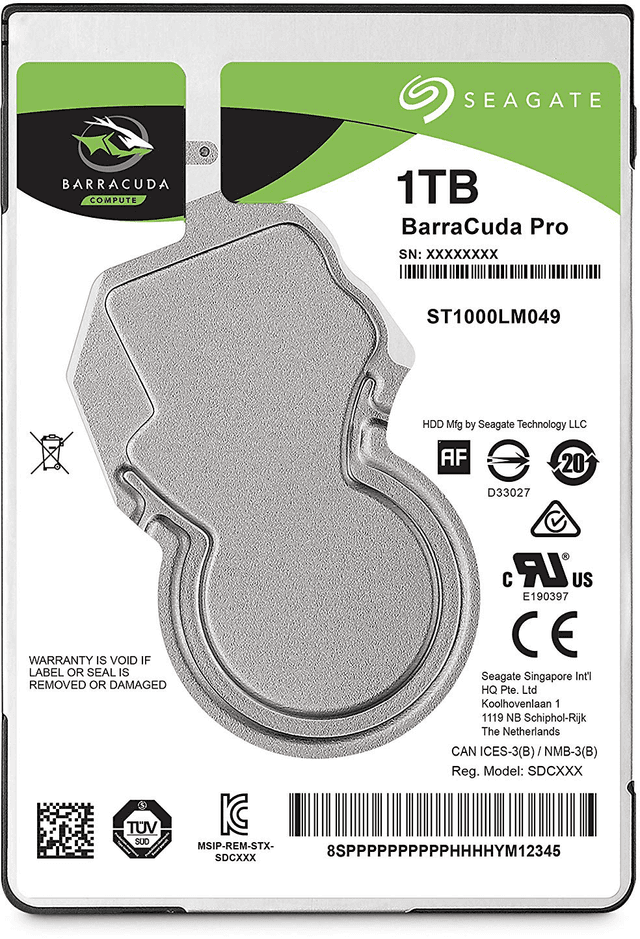 Seagate Barracuda Pro 1 TB (ST1000LM049)