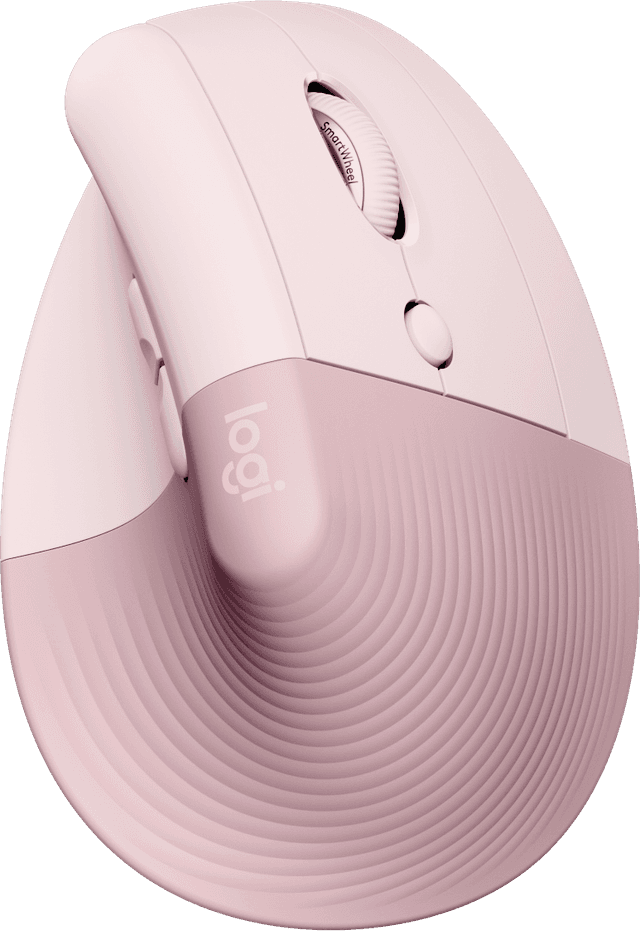 Logitech Lift Vertical Ergonomic Mouse - Rose / Dark Rose (910-006472)