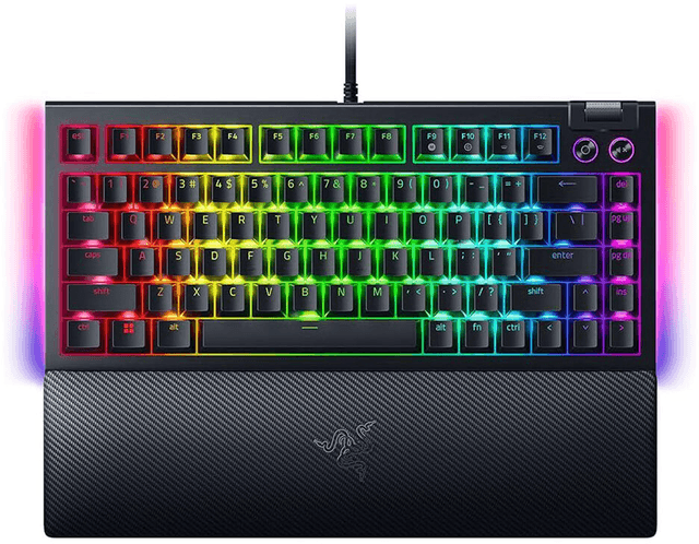 Razer BlackWidow V4 75% - Black (Orange Switches) (RZ03-05000200-R3U1)