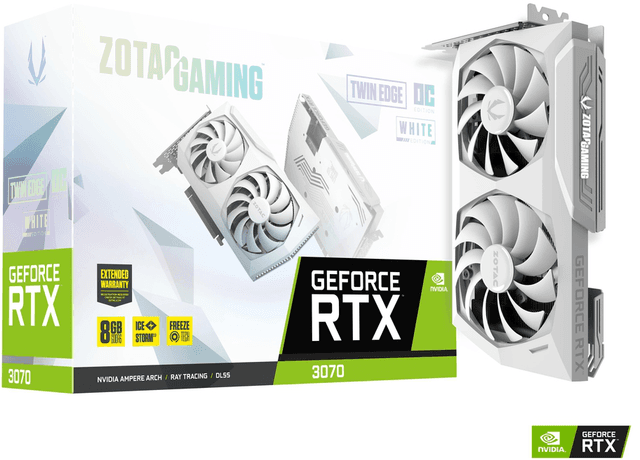 Zotac GAMING GeForce RTX 3070 Twin Edge OC White Edition LHR [ZT-A30700J-10PLHR]