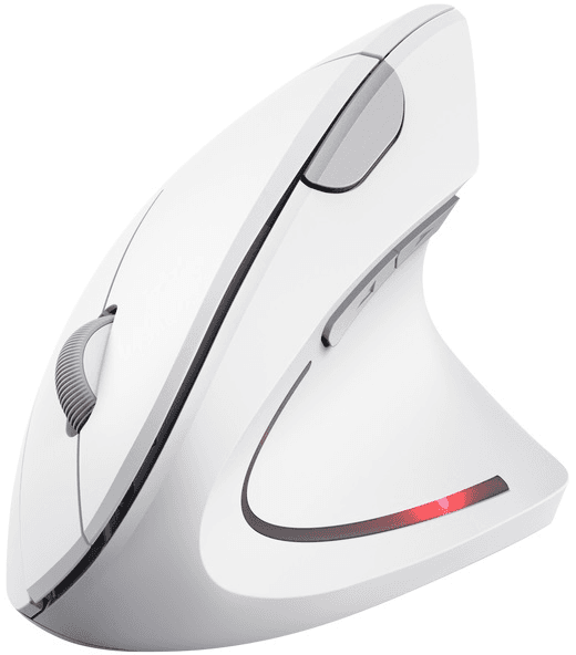 Trust Verto Ergonomic Wireless Mouse - White (25132)