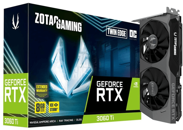 Zotac GeForce RTX 3060 Ti Twin Edge OC LHR [ZT-A30610H-10MLHR]