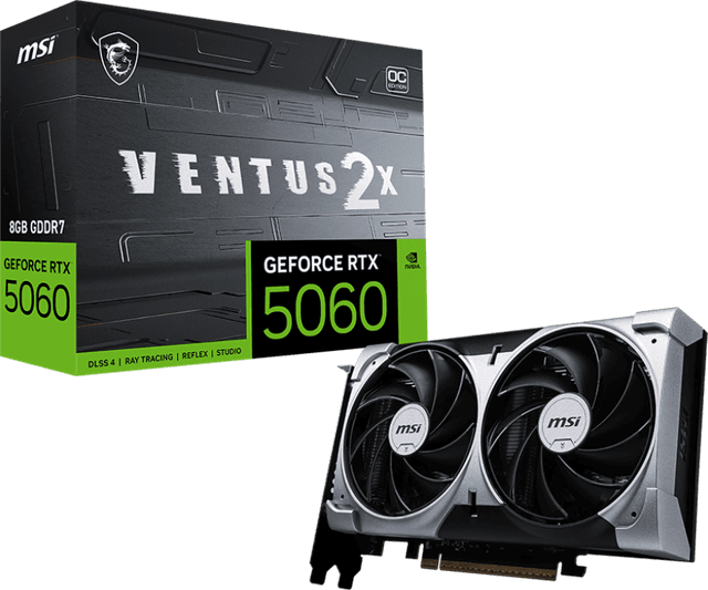 MSI GeForce RTX 5060 8G VENTUS 2X OC [G5060-8V2C]
