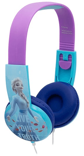 Disney Frozen Headphones Elsa (Live Your Truth) (D100 / HP203027E2-BLU-ESP)