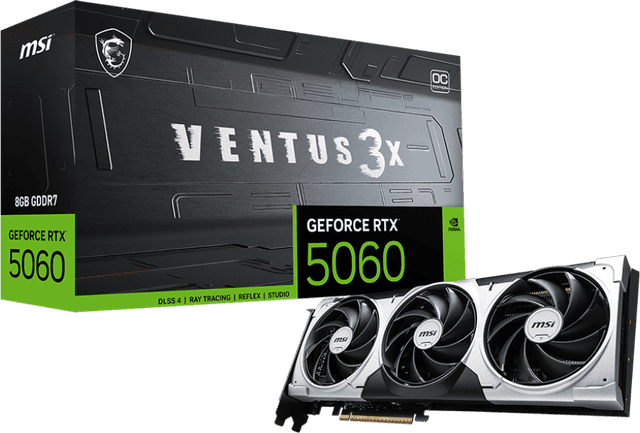 MSI GeForce RTX 5060 8G VENTUS 3X OC [G5060-8V3C]