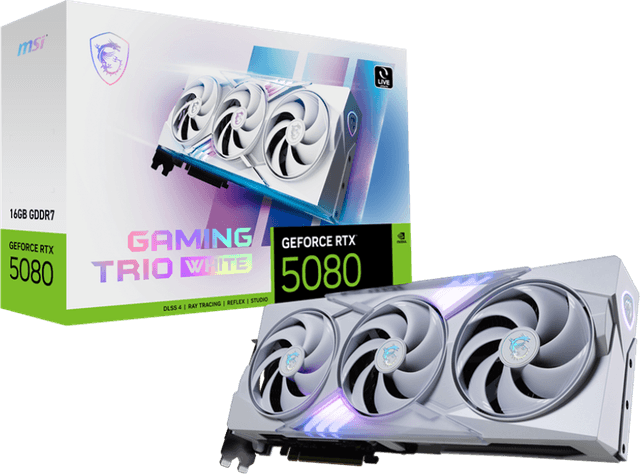 MSI GeForce RTX 5080 16G GAMING TRIO OC WHITE [G5080-16GTCW]