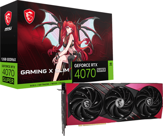 MSI GeForce RTX 4070 SUPER 12G GAMING X SLIM MLG