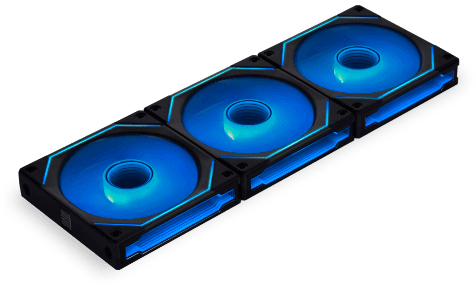 Lian Li UNI Fan SL-Infinity Black (3-Fan) [UF-SLIN120-3B]