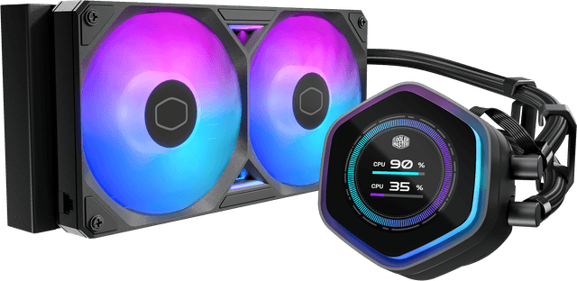 Cooler Master MasterLiquid Atmos II LCD 240 - Black [MLX-D24M-A25SZ-L1]