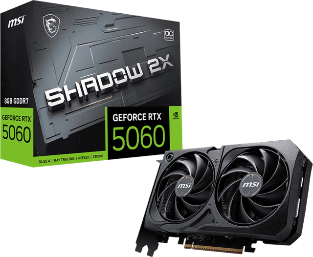 MSI GeForce RTX 5060 8G SHADOW 2X OC [G5060-8S2C]